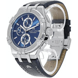 Maurice Lacroix Aikon Chronograph Blue Dial Blue Leather Strap Watch for Men - AI1018-SS001-430-1 Buy Now By Maurice Lacroix