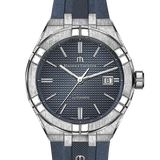 Maurice Lacroix Aikon Automatic Date Blue Dial Blue Silicone Strap Watch For Men - AI6008-SS000-430-4 Buy Now By Maurice Lacroix