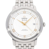 Omega De Ville Prestige Co Axial Silver Dial Silver Steel Strap Watch for Men - 424.10.40.20.02.004 Buy Now By Omega