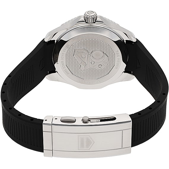 Tag Heuer Aquaracer Professional 300 Automatic Black Dial Black Rubber Strap Watch for Men - WBP201A.FT6197 Buy Now By Tag Heuer