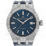 Maurice Lacroix Aikon Automatic Date Blue Dial Blue Silicone Strap Watch For Men - AI6008-SS000-430-4 Buy Now By Maurice Lacroix