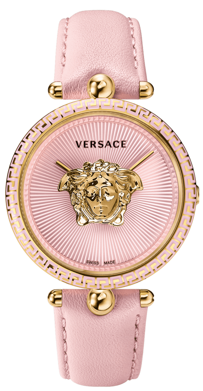 Versace Palazzo Empire Pink Dial Pink Leather Strap Watch for Women - VCO030017 Buy Now By Versace