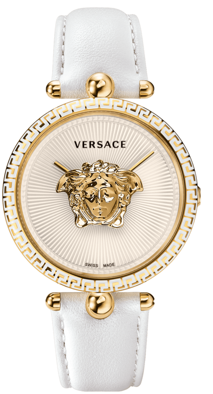 Versace Palazzo Empire White Dial White Leather Strap Watch for Women - VCO040017 Buy Now By Versace
