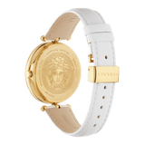 Versace Palazzo Empire White Dial White Leather Strap Watch for Women - VCO040017 Buy Now By Versace