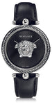 Versace Palazzo Empire Black Dial Black Leather Strap Watch for Women - VCO060017 Buy Now By Versace