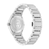 Versace V-Auria Quartz Turquoise Dial Silver Steel Strap Watch for Women - VE0F00225 Buy Now By Versace