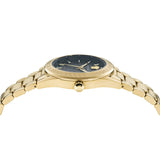 Versace Greca Moonphase Quartz Black Dial Gold Steel Strap Watch for Men - VE7G00323 Buy Now By Versace