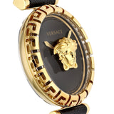 Versace Palazzo Empire Greca Black Dial Black Leather Strap Watch for Women - VEDV00119 Buy Now By Versace
