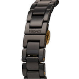 Versace DV One Mini Black Dial Black Steel Strap Watch for Women - VE9F00124 Buy Now By Versace
