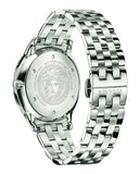 Versace Univers Analog Black Dial Silver Steel Strap Watch for Men - VEBK00418 Buy Now By Versace