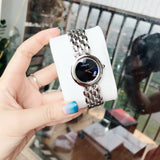 Versace V-Flare Quartz Black Dial Silver Steel Strap Watch for Women - VEBN00618 Buy Now By Versace