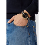 Versace V-Circle Quartz Black Dial Brown Leather Strap Watch for Men - VEBQ01619 Buy Now By Versace