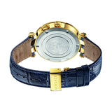 Versace V-Race Multifunction Quartz Blue Dial Blue Leather Strap Watch For Men - VEBV00219 Buy Now By Versace