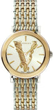 Versace Virtus Quartz White Dial Two Tone Steel Strap Watch for Women - VEHC00719 Buy Now By Versace