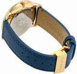 Versace V-Urban Quartz Blue Dial Blue Leather Strap Watch for Men - VELQ00319 Buy Now By Versace