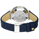 Versace V-Twist Quartz Blue Dial Blue Leather Strap Watch for Women - VELS00119 Buy Now By Versace