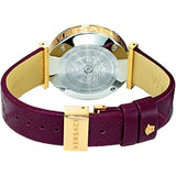 Versace V-Twist Silver Dial Red Leather Strap Watch for for Women - VELS00519 Buy Now By Versace