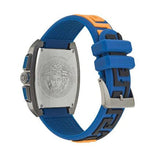 Versace Iconic Dominus Chronograph Blue Dial Blue Rubber Strap Watch For Men - VE6H00323 Buy Now By Versace