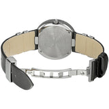 Versace V Metal Icon Silver Dial Silver & Grey Strap Watch for Women - VLC120016 Buy Now By Versace