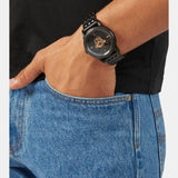Versace Palazzo Empire Black Dial Black Steel Strap Watch for Men - VERD00518 Buy Now By Versace