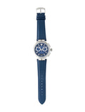 Versace Aion Chronograph Blue Dial Blue Leather Strap Watch for Men - VE1D01220 Buy Now By Versace