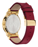 Versace Greca Silver Dial Red Leather Strap Watch for Women - VEVH00420 Buy Now By Versace