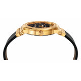 Versace Greca Black Dial Black Leather Strap Watch for Men - VEVI00220 Buy Now By Versace