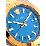Versace Hellenyium Quartz Blue Dial Two Tone Steel Strap Watch For Men - VEVK00520 Buy Now By Versace