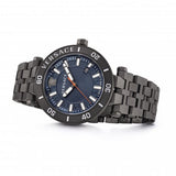 Versace Greca Sport Quartz Black Dial Black Steel Strap Watch For Men - VEZ300621 Buy Now By Versace