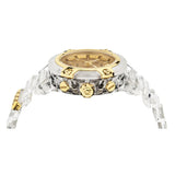 Versace Icon Active Chronograph Gold Dial White Silicone Strap Watch for Men - VEZ700121 Buy Now By Versace