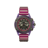 Versace Icon Active Chronograph Black Dial Purple Rubber Strap Watch For Men - VEZ701423 Buy Now By Versace