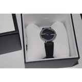 Gucci G Interlocking Black Dial Black Leather Strap Watch For Women - YA133301 Buy Now By Gucci