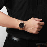 Calvin Klein Minimal Black Dial Rose Gold Mesh Bracelet Watch for Men - K3M2162Y Buy Now By Calvin Klein