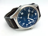 IWC Pilots Watch Mark XVII Edition Le Petit Prince Blue Dial Brown Leather Strap Watch for Men - IW326506 Buy Now By IWC