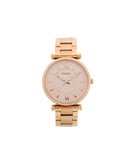 Fossil Carlie Rose Gold Dial Rose Gold Steel Strap Watch for Women - ES4301 Buy Now By Fossil