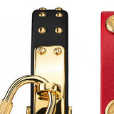 Versace Medusa Lock Icon Gold Dial Red Leather Strap Watch for Women - VEDW00119 Buy Now By Versace