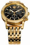 Versace Sport Tech Chronograph Black Dial Gold Steel Strap Watch for Men - VELT00419 Buy Now By Versace