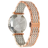 Versace V-Twist White Dial Two Tone Mesh Bracelet Watch for Women - VELS00719 Buy Now By Versace