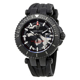 Versace V-Race Diver Black Dial Black Rubber Strap Watch for Men - VAB050016 Buy Now By Versace
