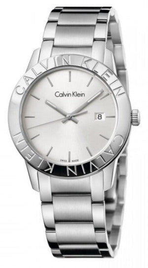 Calvin Klein Steady Silver Dial Silver Steel Strap Watch for Women - K7Q21146 Buy Now By Calvin Klein