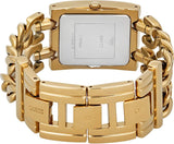 Guess MOD Heavy Metal Diamonds Gold Dial Gold Steel Strap Watch for Women - W0072L1 Buy Now By Guess