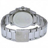 Guess Exec Chronograph Quartz Black Dial Silver Steel Strap Watch For Men - W0075G1 Buy Now By Guess