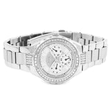 Guess Viva Quartz Silver Dial Silver Steel Strap Watch For Women - W0111l1 Buy Now By Guess
