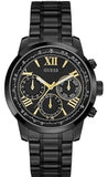 Guess Classic Multi-Function Black Dial Black Steel Strap Watch For Women - W0330L15 Buy Now By Guess