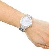 Guess Park Ave Silver Dial Two Tone Steel Strap Watch for Women - W0636L1 Buy Now By Guess