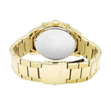 Guess Atlas Chronograph Black Dial Gold Steel Strap Watch for Men - W0668G8 Buy Now By Guess