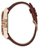 Guess Limelight Analog White Dial Brown Leather Strap Watch For Women - W0775l14 Buy Now By Guess