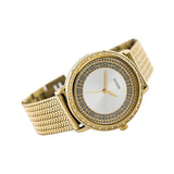 Guess Willow Two Tine Dial Gold Mesh Bracelet Watch For Women - W0836L3 Buy Now By Guess
