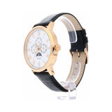 Guess Delancy Quartz Silver Dial Black Leather Strap Watch For Men - W0870G2 Buy Now By Guess