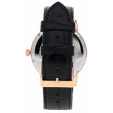 Guess Delancy Quartz Silver Dial Black Leather Strap Watch For Men - W0870G2 Buy Now By Guess